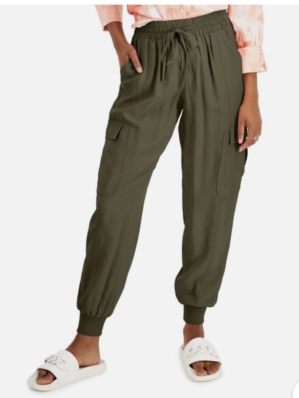 INC International Concepts Women's Utility Jogger Pants